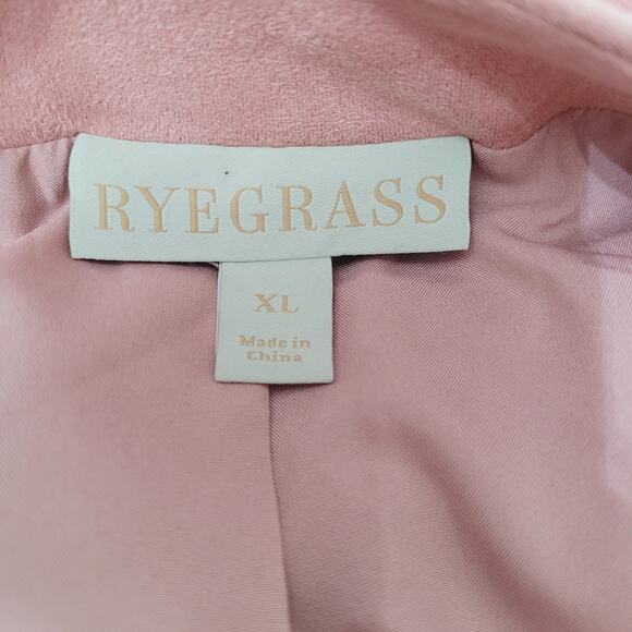 Ryegrass Womens Dusty Rose Belted Soft Terrycloth Self-Tie Wrap Vest Size XL - Picture 6 of 8